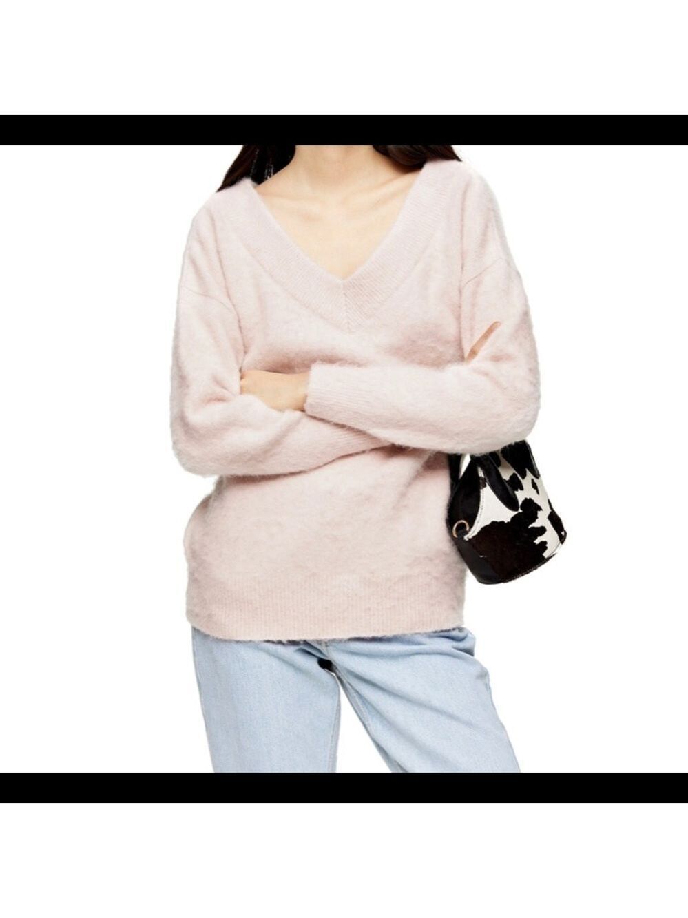 Nwt TopShop v neck sweater Size 8-10